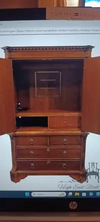 HICKORY CHAIR TRADITIONAL BRITISH MEDIA CAB