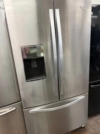 27 CuFt Whirlpool Stainless Steel French Door Refrig