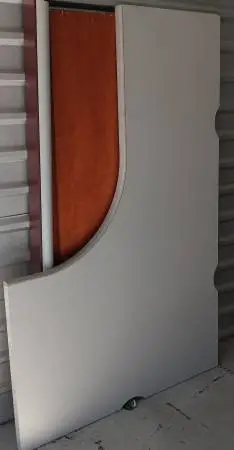 Light Gray,Cubicle Desk-Top-Work-surface-L-Shaped,Right Return