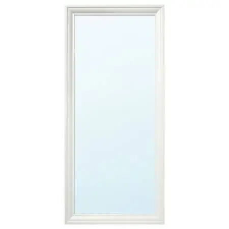 Tall white mirror