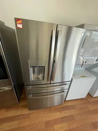 !Excellent GE 4door stainless!w1yr warranty included *