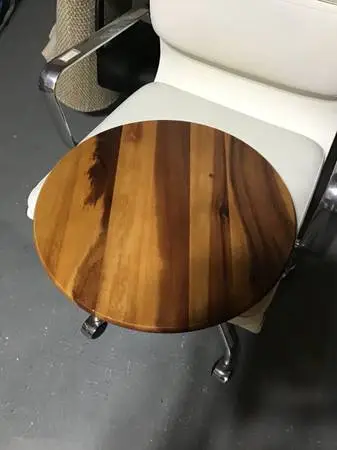 Wooden dining table Turntable
