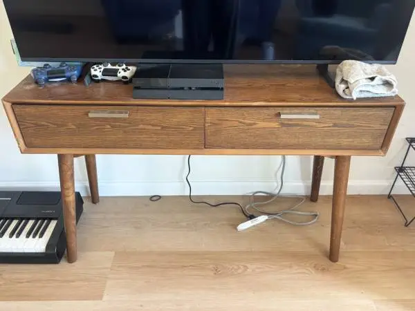 MOVING SALE - Wooden Desk - TV Stand