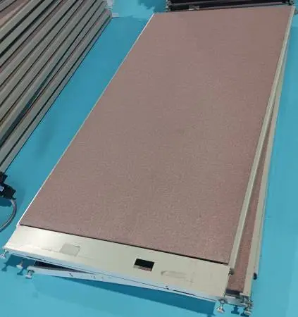 Extra Tall Cubicle Partitions-Wall Panels,72 High,Lt.Beige-Mauve 36W