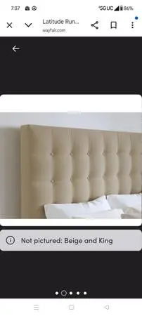 HEAD BOARD in the box NEW KING SIZE $175 o.b.o.