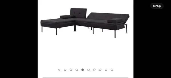 BRAND NEW IN BOX UNOPENED-BLACL SEC COUCH AND CHAISE -☎️call me