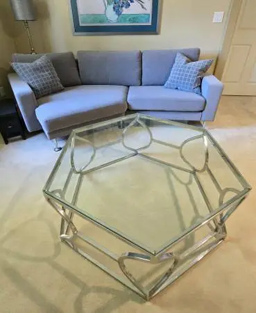 Glass Coffee Table for Living/Family room