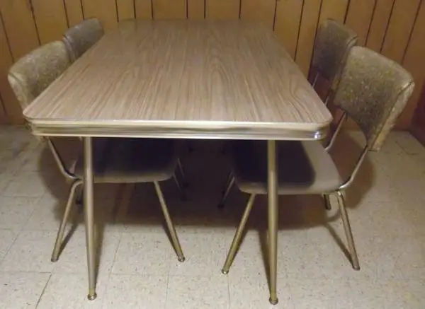 1960s Lloyd Flanders Table and Chairs