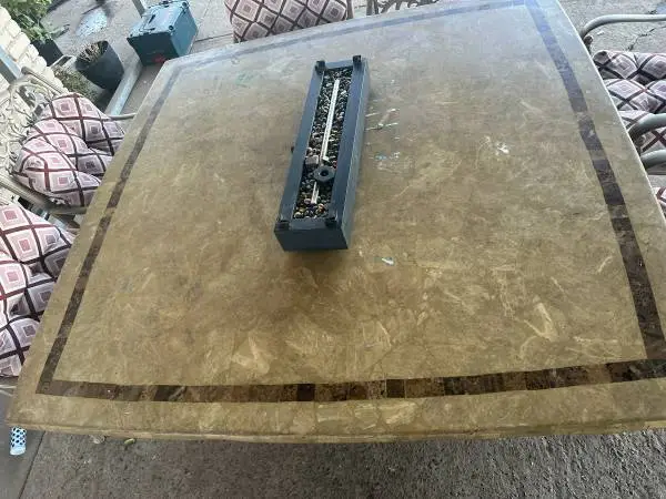 Outdoor patio table