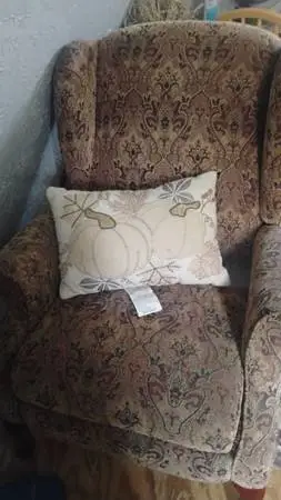 Brown Recliner chair smaller