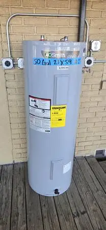 Water heater electric 50 gallons 1 year warranty garantia por escrito