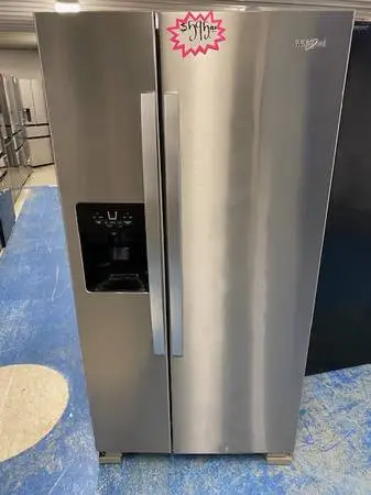 Whirlpool Side-by-Side Stainless Steel Refrigerator