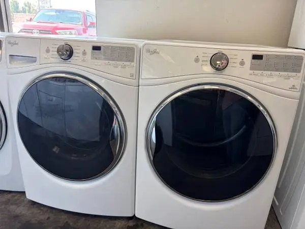 Steam Whirlpool Front Load Washer & Dryer Set *Can Stack