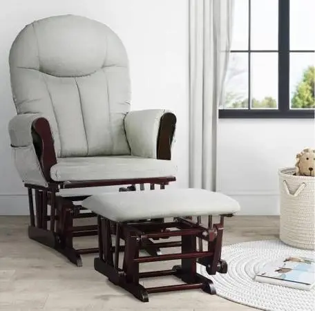 Nursery Glider & Ottoman Rocker Chair NEW