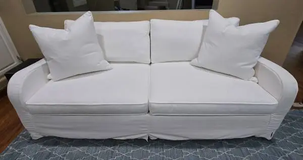 Ethan Allen Dylan Slipcover Sofa, Family / Living / Entertainment Room