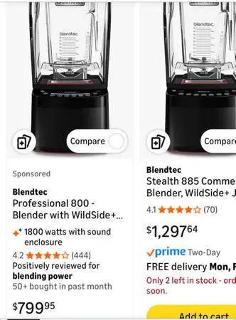 Blendtec® Stealth 885™ Commercial Blender