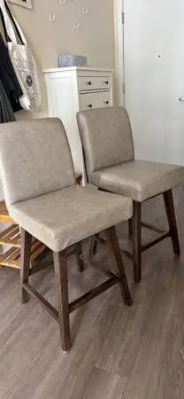 Counter height stools / chair set