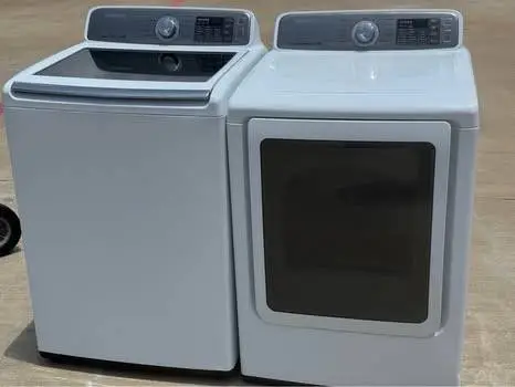 Samsung set washer and dryer electric large capacity