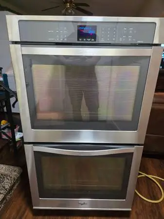 Stainless steel double wall oven