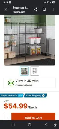 2 Metal Rack Black assbled 40.00 each