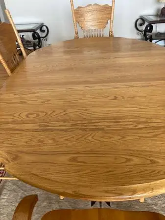 Dining table and 6 chairs