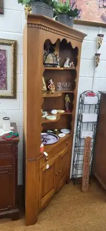 Corner Cabinet with shelves by Conant Ball Furniture