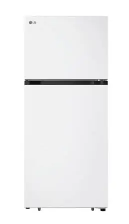 LG Refrigerator, White, Top Freezer NEW
