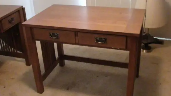 Vintage Bassett Mission Desk and Computer Desk - REDUCED PRICE