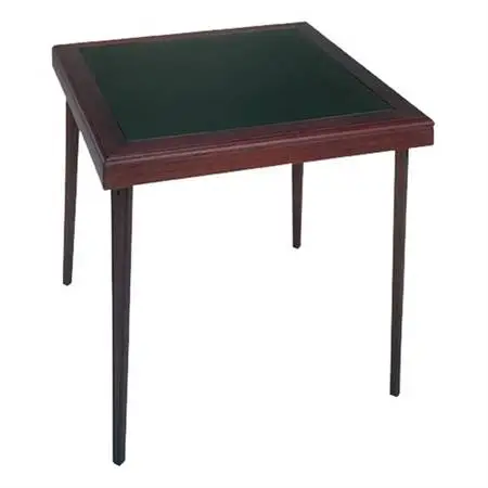 High Quality, Beautiful Square 32 Wood Folding TABLE w inset, easyCLN