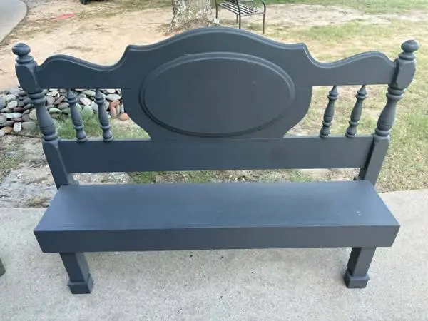 Custom Headboard Bench - 5 ft Farmhouse Entryway Bench