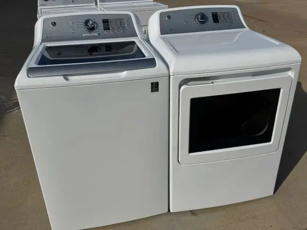 Nice ge washer with agitator and ge dryer set electric