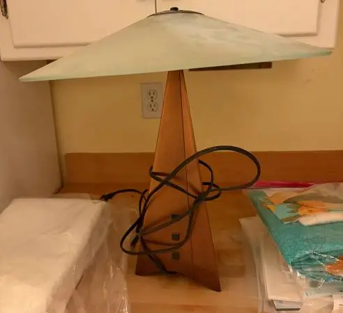 Arts & Crafts Table Lamp; Stella Two Lamps