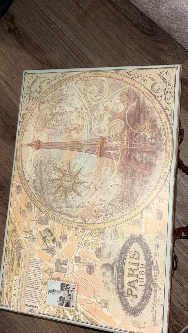 map suitcase