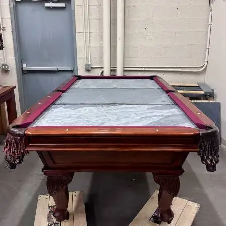 Beach 8 Foot Gus Adams Pool Table with Drawer