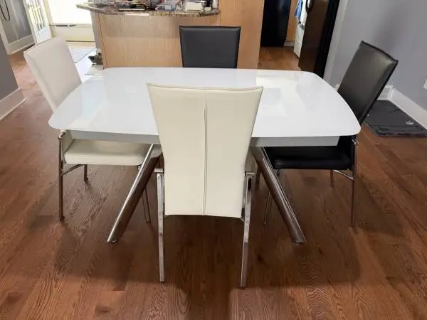 Table and 4 chairs