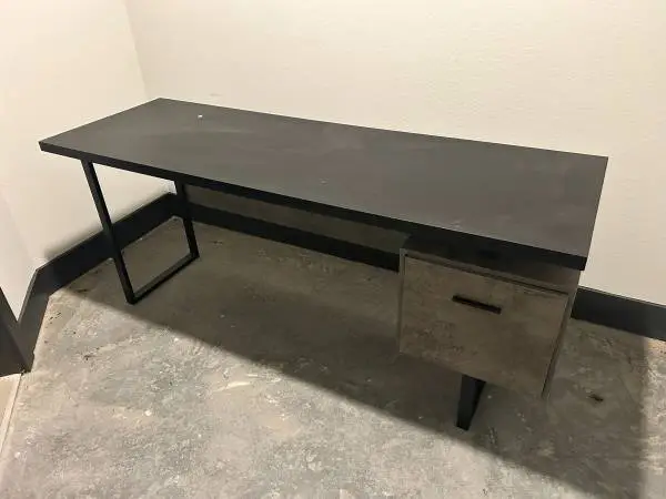 Modern Desk with Filing Drawer