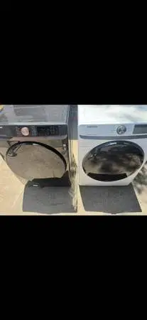 Samsung washer and electric dryer will deliver and install