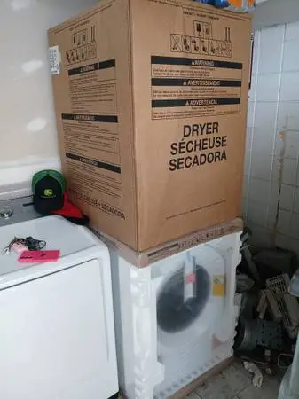 New whirlpool front load washer and electric dryer