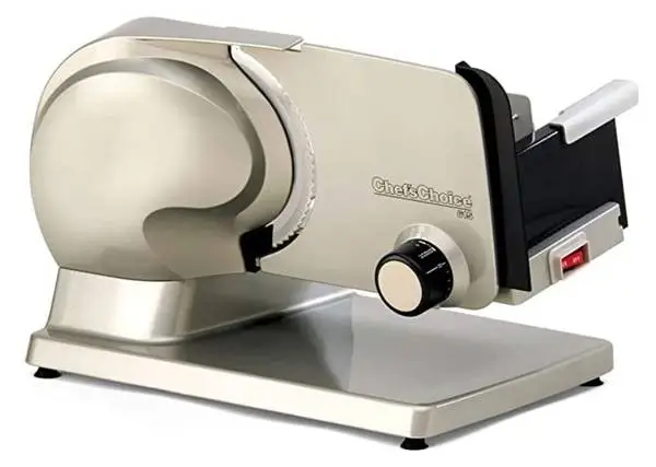 CHEFS CHOICE FOOD SLICER SILVER (BRAND NEW)
