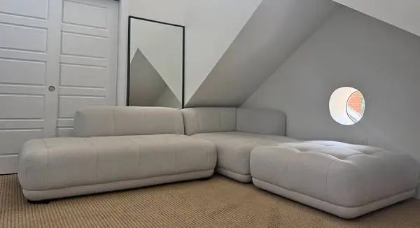 Design Within Reach Couch Sofa One-Arm Sectional/Chaise