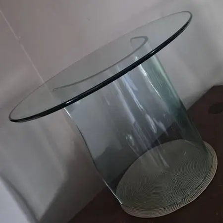 Glass end table, night stand pedestal - Best Offer