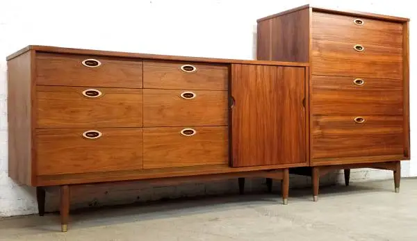 Pristine RESTORED Mid Century Dressers! Deep Drawers Free Delivery