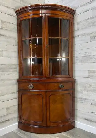 Antique Drexel Corner Cabinet On Wheels *delivery available*