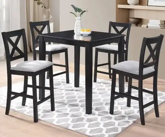 New Wood 5pc Lago Counter Height Dining set 70% OFF