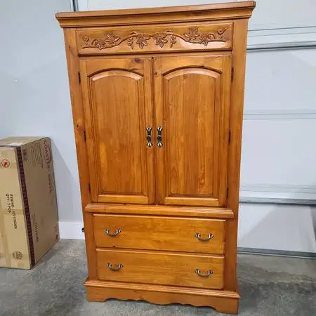 Solid Wood Armoire