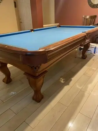 8 ft Slate Pool table - good condition