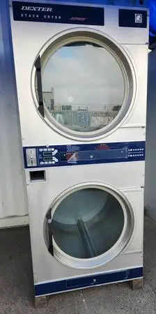 Refurbished Dexter DDAD50KCS-65 50 lb Coin-Operated Stack Dryer
