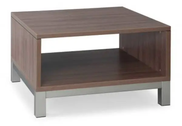 *9 Colors New 30x30 Cube Coffee Table w/ Silver Base