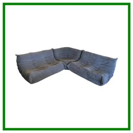 Michel Ducaroy For Ligne Roset Togo Sectional, Alcantara Chic