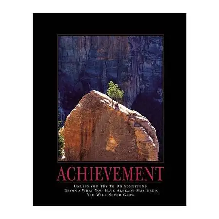 ACHEIVEMENT Professionally Framed Matted Glass Art New $270